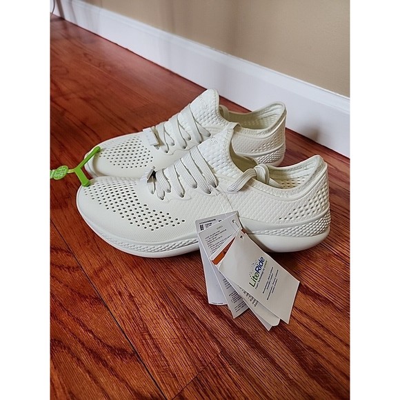 Crocs LiteRide 360 Pacer Shoes Womens 11 Ivory White NEW - Picture 3 of 8